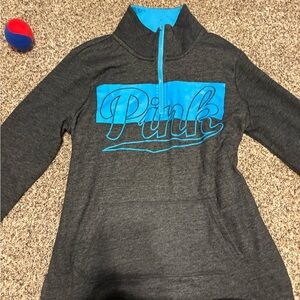 Victoria's Secret Kids Hoodie - Charcoal and Blue